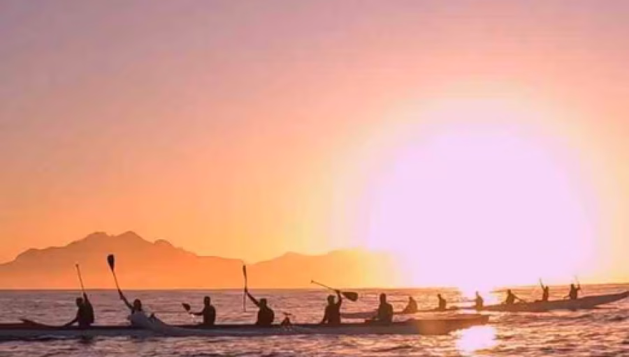 Aula de Canoa Havaiana no Recreio