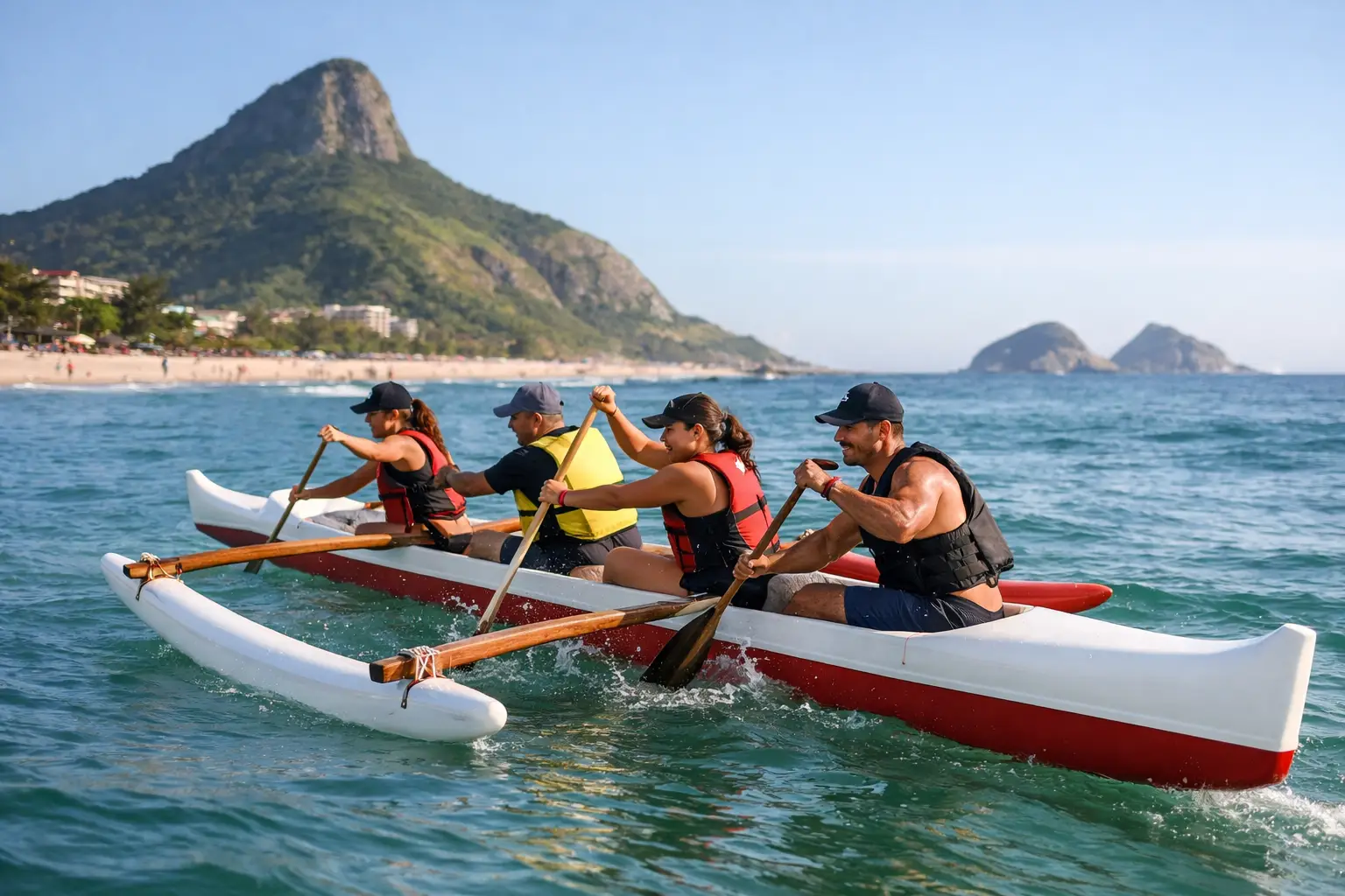 Aula de canoa havaiana no Recreio vale a pena?