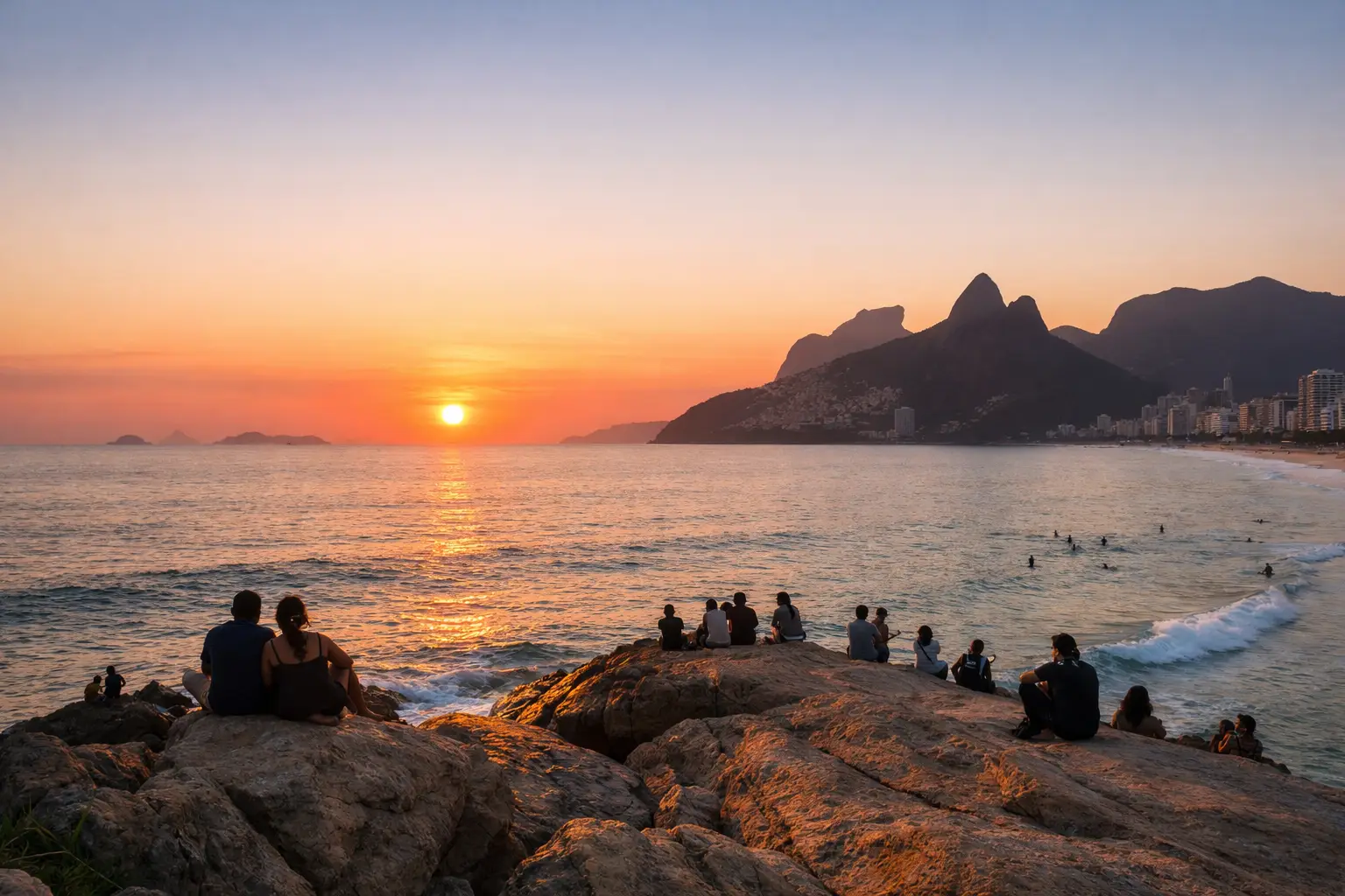 Pôr do sol no Arpoador: horário e dicas